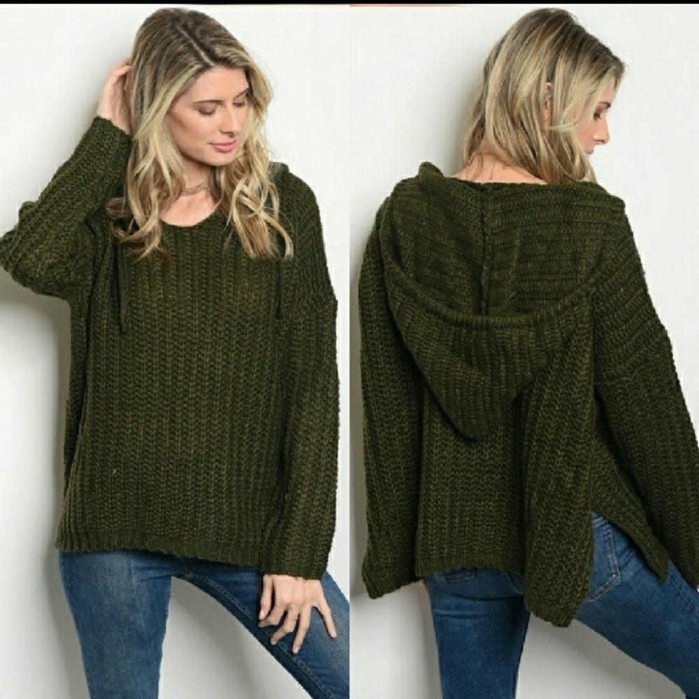 🔥SALE!!🔥💥HOODED MOHAIR SWEATER💥